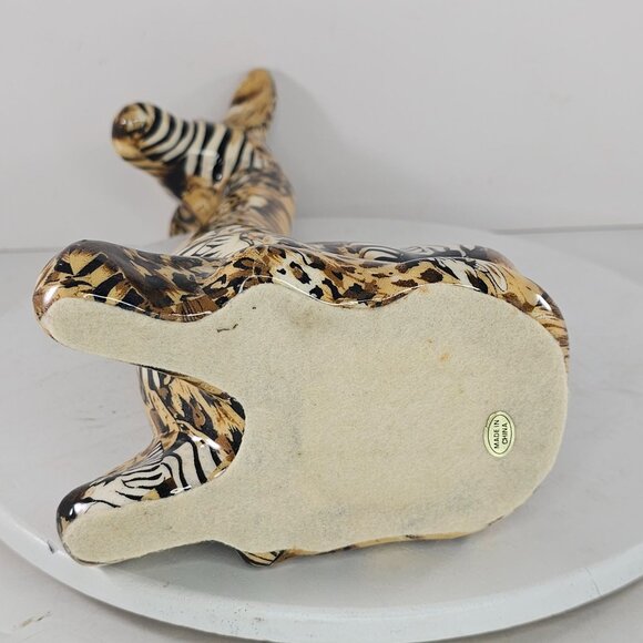 La Vie Safari Patchwork Glazed Giraffe Statue Figurine 10.75" Tall - Picture 7 of 7